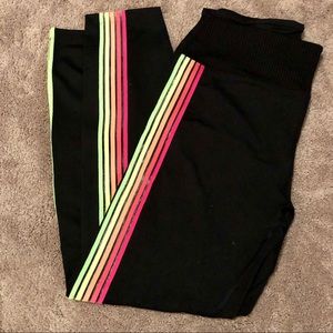 Victoria’s Secret PINK Striped Trim Legging